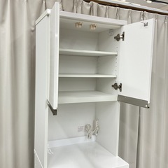 KK-23【新入荷　リサイクル品】ニトリ　リガーレ60 オープンキッチンボード　白の画像