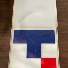  【中古】積み木パズル　図形パズル　木製・知育・お子様向け　東京ガスの画像