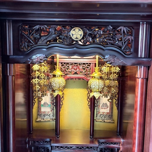 仏壇 木製 高級 仏具 セット 点灯 大型