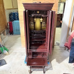 仏壇 木製 高級 仏具 セット 点灯 大型の画像
