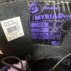 取引中【Salomon／スノーボードブーツ 25.5cm】の画像