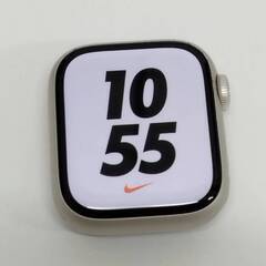 Apple Watch Nike Series 7/GPS/41mm/A2473/スターライト〈MKN33J/A〉 (2)の画像