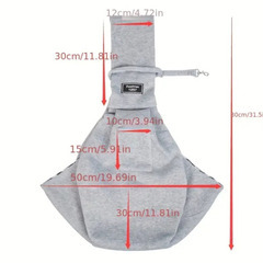 犬用抱っこバッグ　スリングの画像