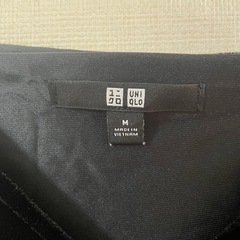 UNIQLO ベロア調 キャミワンピMの画像