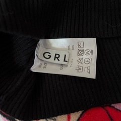GRL 黒ニットの画像