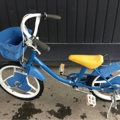 A-217△ v 岐阜発/ ナショナル/ 子供用自転車/ 18インチ/ 変速なし/ ブレーキ等確認/ 現状品/ R7.10/7 △の画像