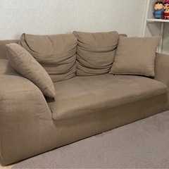 【モダンデコ】2人がけソファの画像