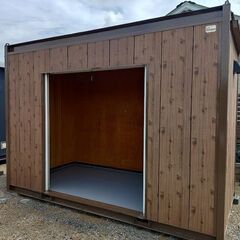【在庫品】シャッター物置★鍵付の画像