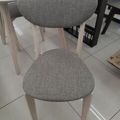 ★リユースのサカイ日立店★HJ8315 ベガコーポレーション ダイニングテーブルセット オフホワイト H75×D90×W90 クリーニング済み の画像