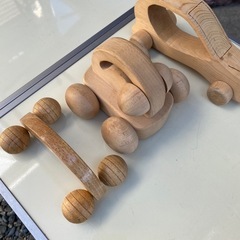 木のおもちゃ3点の画像