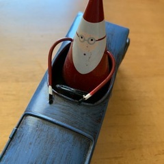 ブリキのサンタさんの画像