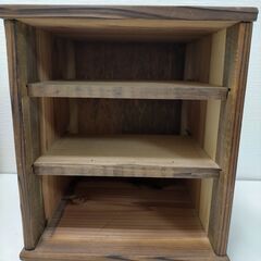 木製 3段 チェスト小引き出し　昭和レトロ　引き出し収納　卓上収納　ヴィンテージ風　 小物入れ アンティーク調 収納ボックス レトロ インテリア 机上収納 雑貨 　251117-3Y の画像