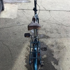 A-218△ v 岐阜発/ Rodeo Custom/ 折りたたみ自転車/ 20インチ/ 6段変速/ サドル破れあり/ 走行確認/ 現状品/ y/ R7.11/13 △の画像