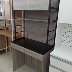 ★リユースのサカイ日立店★HJ8317  レンジボード グレー H185.5×D45×W87 クリーニング済み の画像