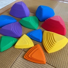 バランスストーン　室内遊び　の画像