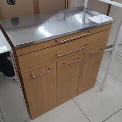 ★リユースのサカイ日立店★HJ8318 山善 ペールストッカー ナチュラルブラウン H73.5×D36×W70.5 クリーニング済み の画像