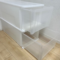 収納ケース2個の画像
