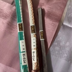 帯揚げ　三分紐　和装用小物5点セットの画像