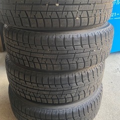 ヨコハマiceGUARD 165/65R14　軽用アルミ付きスタッドレス4本セットの画像