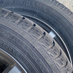 ヨコハマiceGUARD 165/65R14　軽用アルミ付きスタッドレス4本セットの画像