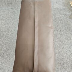 美品 長方形クッション ブラウン 枕 腰当て 背当て ソファ オフィス 椅子用の画像