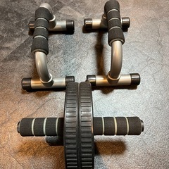 プッシュアップバー コロコロローラー 腕立て 腹筋 トレーニング 筋トレ ジム イグニオの画像