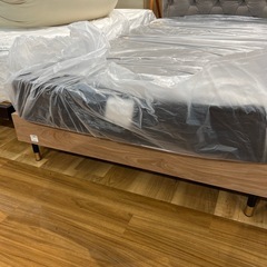 【トレファク神戸南店】ベージュ×ナチュラルのシングルベッドです【取りに来られる方限定】の画像