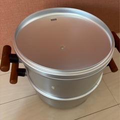 お取引先決定済みステンレス 蒸し器直径28cmの画像