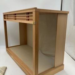 未使用 神棚ケース 屋小用ケース 神棚 神具 ガラス扉 箱入の画像