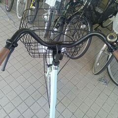 リユースのサカイ栃木店★ジモティ割あり★  自転車 27インチ ミントグリーン クリーニング済み TC11615の画像