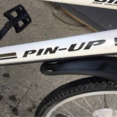 h-212△ q 岐阜発/ 子供用自転車/ PIN-UP/ 26インチ/ 6段変速/ 走行確認/ 現状品/ R7.11/10 △の画像