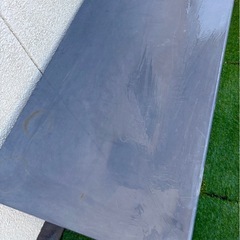 🌿✨屋外物置をお洒落に再利用♪ ガーデニング・DIY・玄関収納にも万能に使えるアンティーク風ストレージボックス✨🌿  （錆あり現状品／軽作業棚付き／800円）の画像