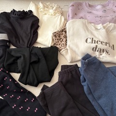 女の子秋冬服まとめ売りの画像