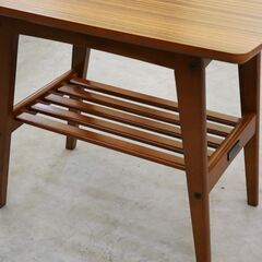 ≪yt2105ジ≫ karimoku カリモク60 サイドテーブル T36200 RWK 幅60cm 奥行40cm ヴィンテージ風/リビングテーブル/おしゃれ/小型/中古家具/宮城県仙台市 071113-02の画像