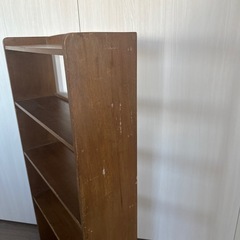 ヴィンテージ　本棚　薄型の画像