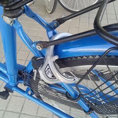 リユースのサカイ栃木店★ジモティ割あり★  自転車 26インチ ブルー クリーニング済み TC11616の画像
