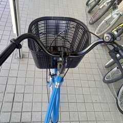 リユースのサカイ栃木店★ジモティ割あり★  自転車 26インチ ブルー クリーニング済み TC11616の画像