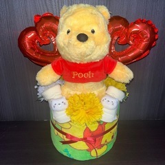 プーさん オムツケーキの画像