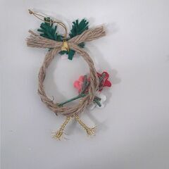 【ハンドメイド】オリジナルしめ飾り①の画像