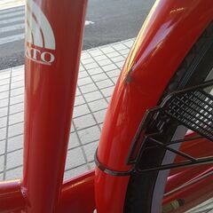 リユースのサカイ栃木店★ジモティ割あり★  自転車 26インチ レッド クリーニング済み TC11617の画像