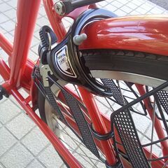 リユースのサカイ栃木店★ジモティ割あり★  自転車 26インチ レッド クリーニング済み TC11617の画像