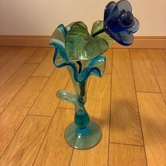 花瓶セット 陶器とクリスタルの画像
