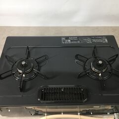 Paloma/パロマ ガステーブル IC-S87BM-1R ブラック/黒 2021年製 都市ガス用 ガラストップ 25k菊NSの画像