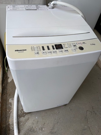 洗濯機5.5キロ　2021年製　分解洗浄済み