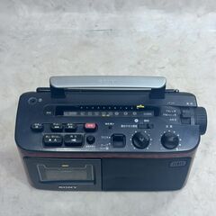 A8302【お買い得商品‼】SONY ソニー 2000年製 ラジカセ ラジオカセット カセットレコーダー  CFM-A50の画像