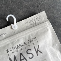 新品未開封ユニクロ　エアリズムマスク（ライトグレー）の画像