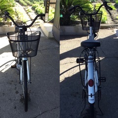 h-214△ q 岐阜発/ ABELIA/ 26インチ/ 自転車/ ママチャリ/ 変速なし/ 走行確認/ 現状品/ kb/ R7.11/10 △の画像