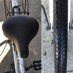 h-214△ q 岐阜発/ ABELIA/ 26インチ/ 自転車/ ママチャリ/ 変速なし/ 走行確認/ 現状品/ kb/ R7.11/10 △の画像