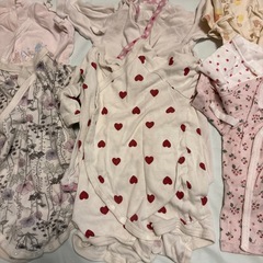 50〜70コンビ肌着　短肌着　長肌着　9着セット の画像