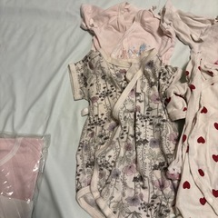 50〜70コンビ肌着　短肌着　長肌着　9着セット の画像